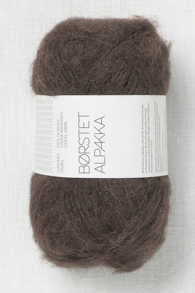 Sandnes Garn Borstet Alpakka 3082 Dark Brown