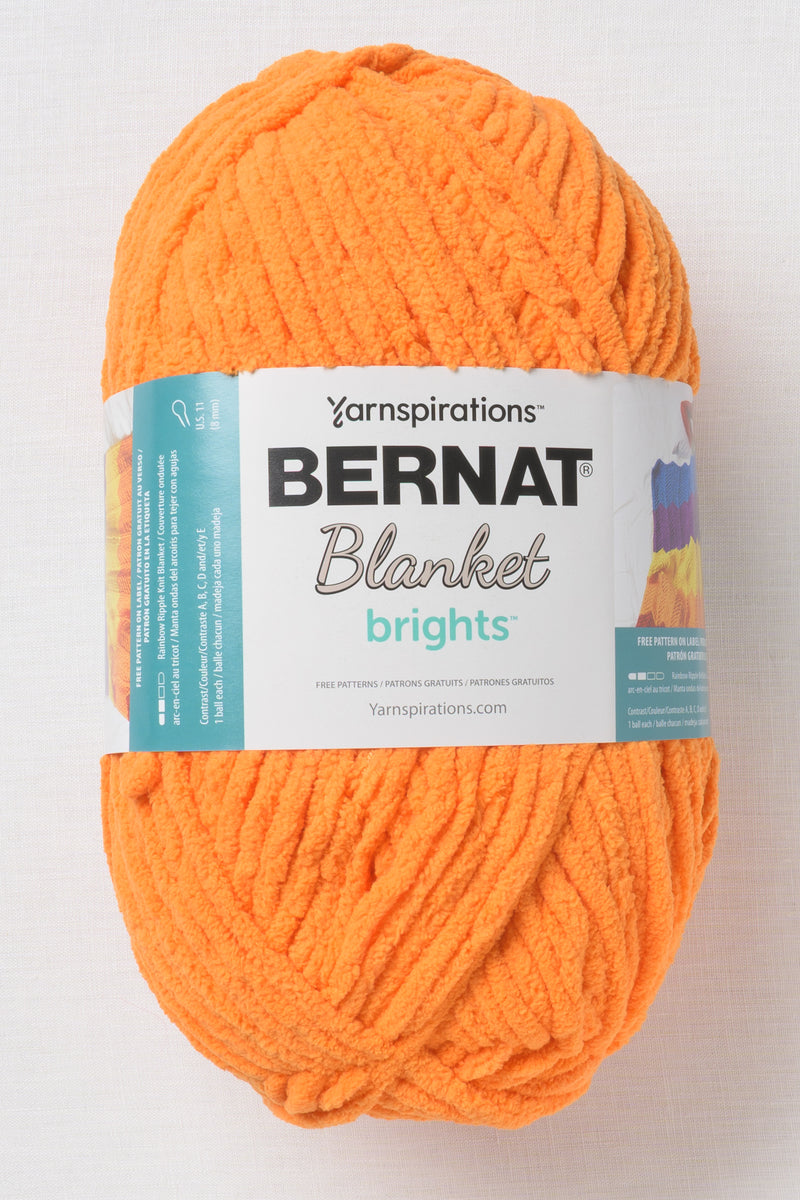 Bernat Blanket Brights Carrot Orange