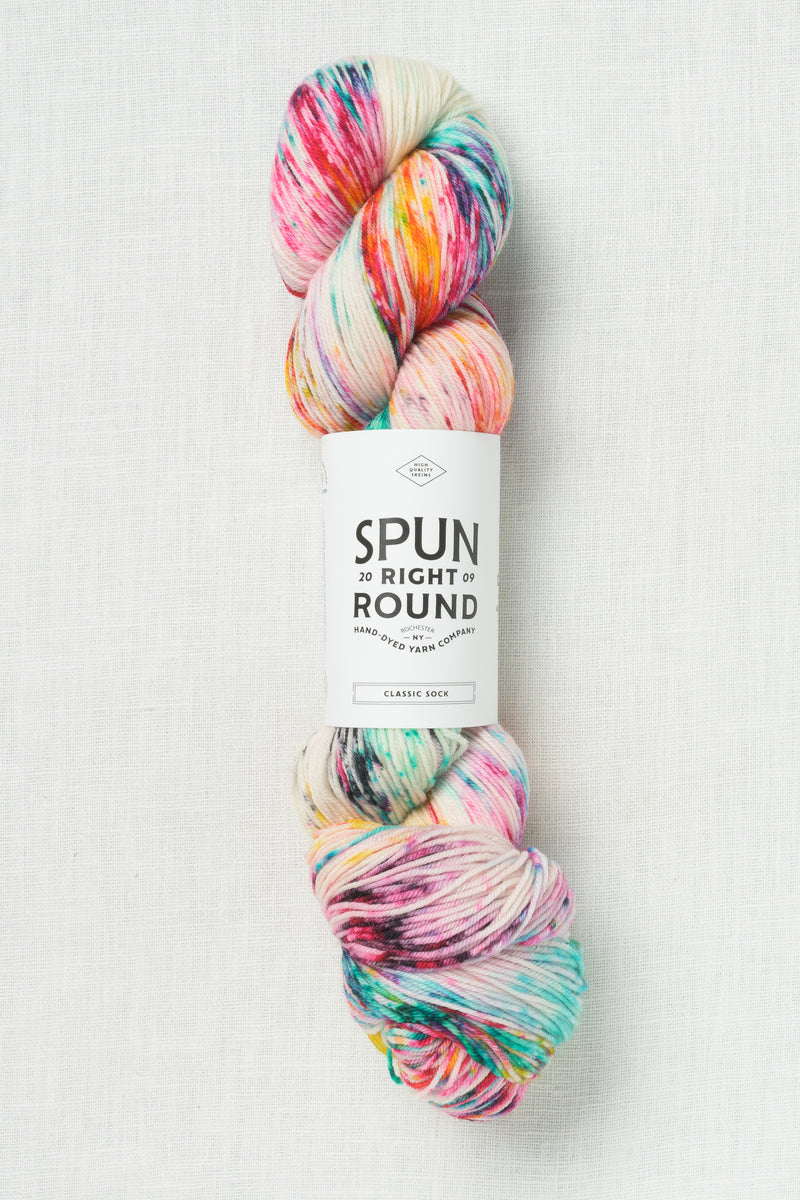 Spun Right Round Merino Aran Graffiti