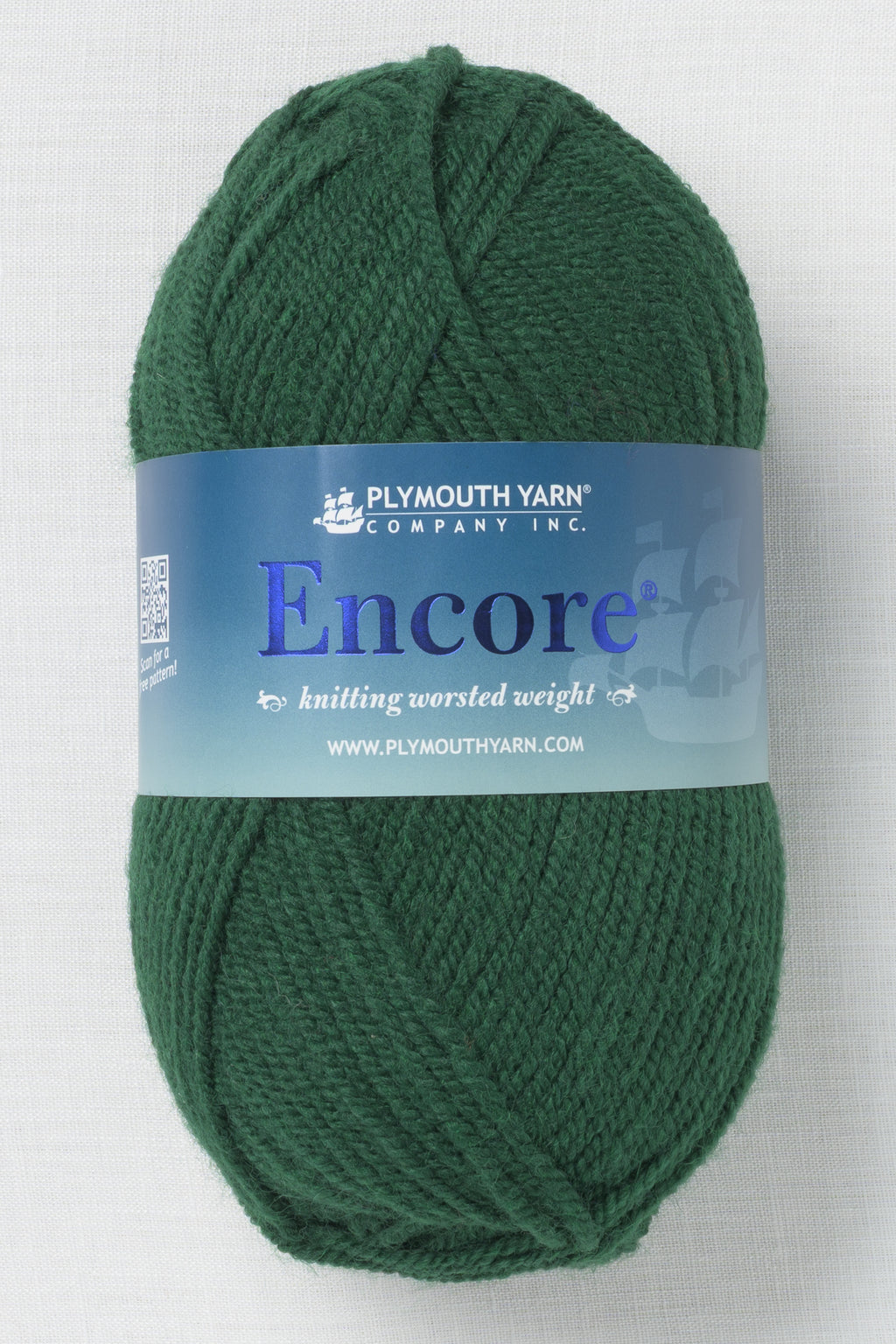 Plymouth Encore Worsted 9867 Evergreen