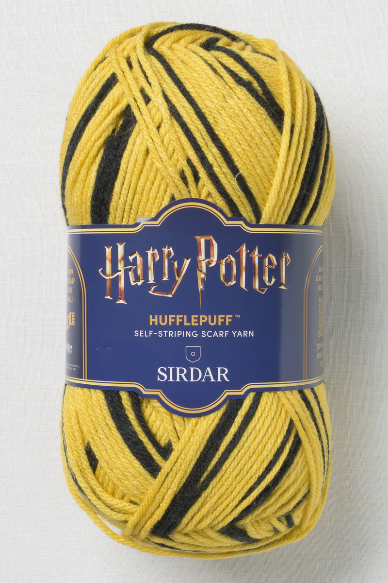 Sirdar Harry Potter Self Striping Scarf Yarn Hufflepuff