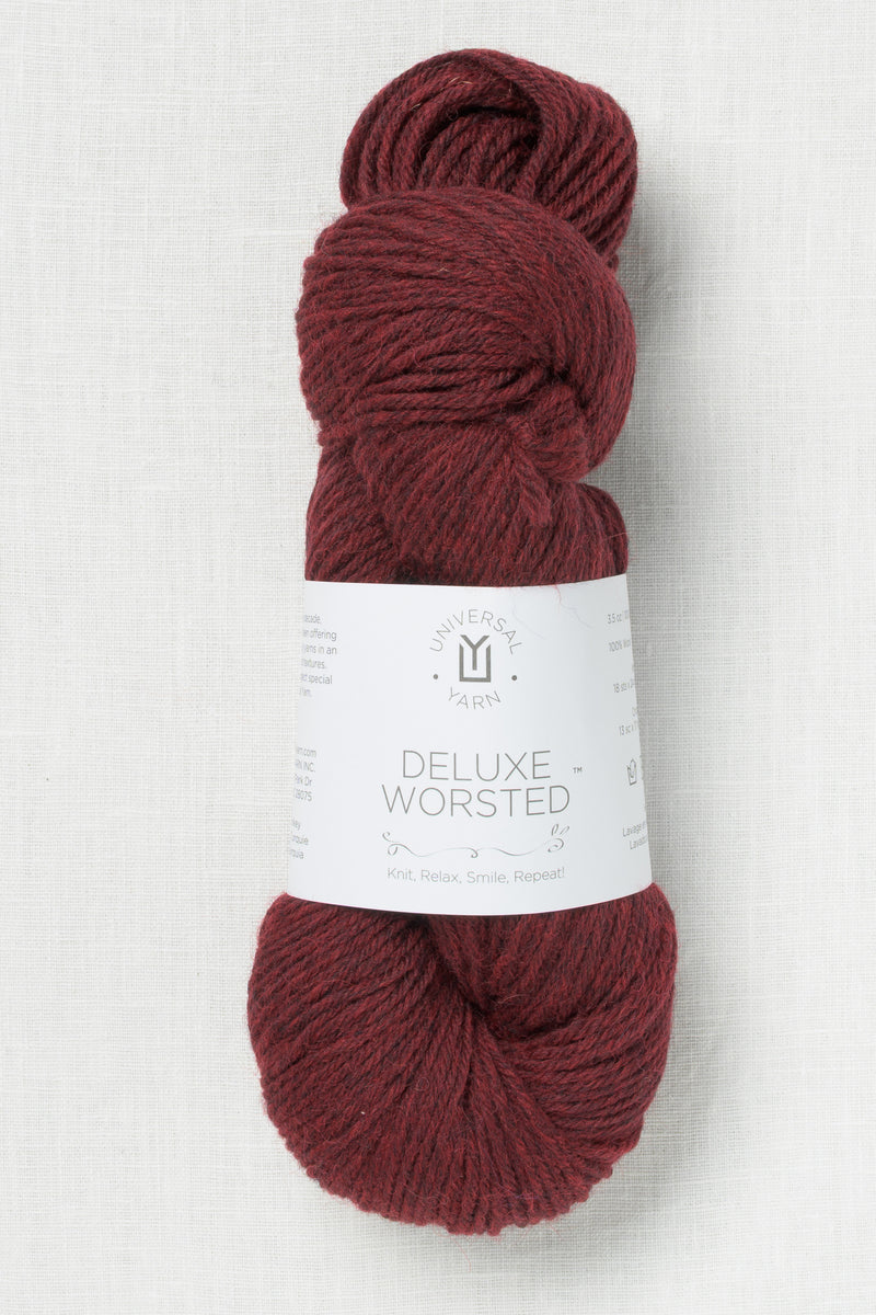 Universal Yarn Deluxe Worsted 12504 Pomegranate Heather