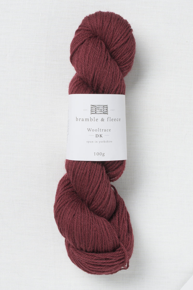 Bramble & Fleece Wooltrace DK 308 Claret