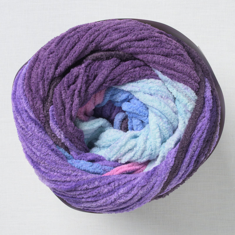 Bernat Blanket Patchwork Purple Pop