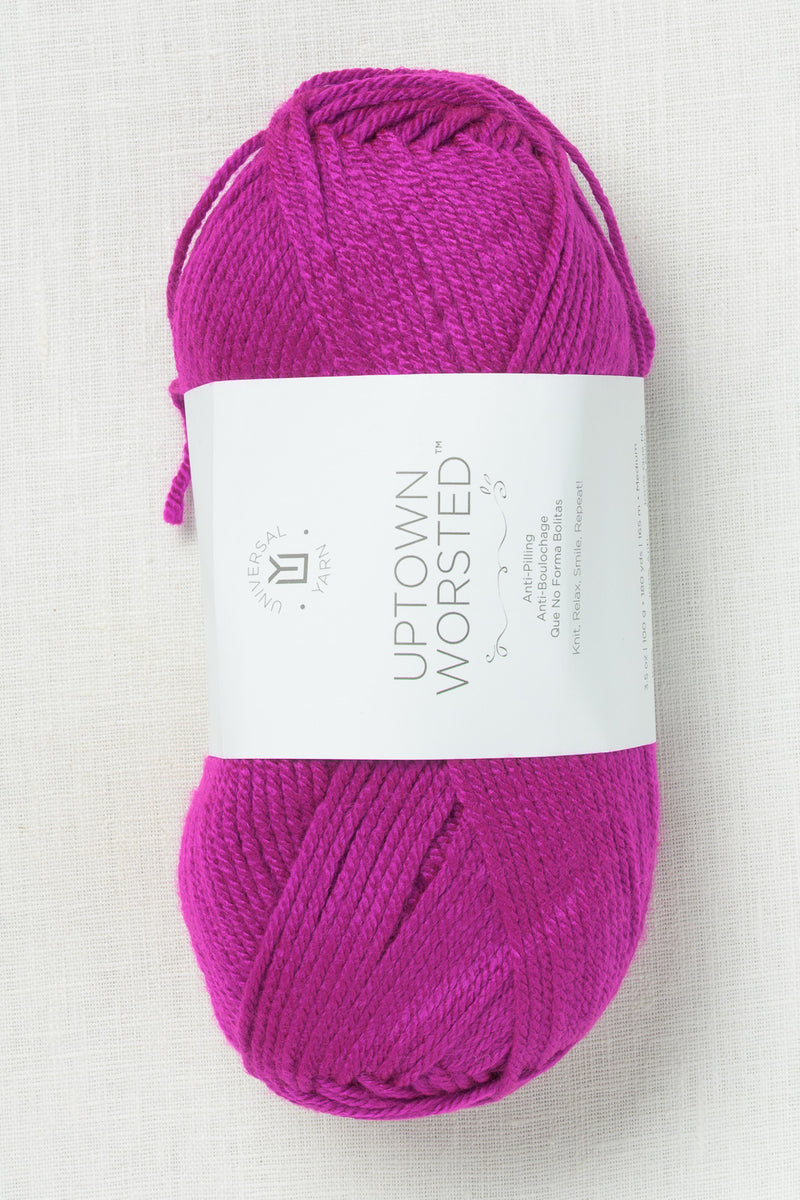 Universal Yarn Uptown Worsted 339 Purple Panic