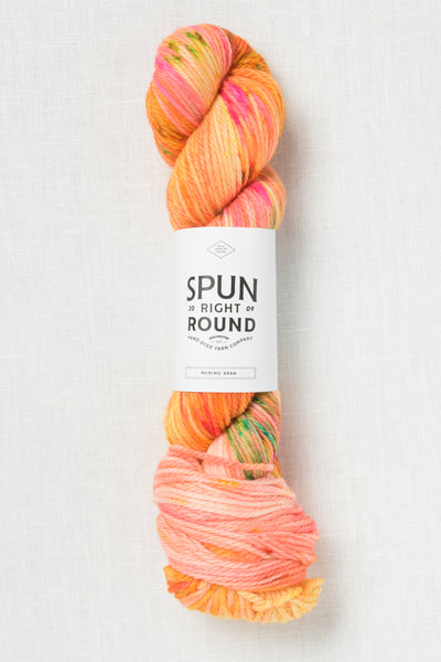 Spun Right Round Merino Aran Care Bear Dare Stare