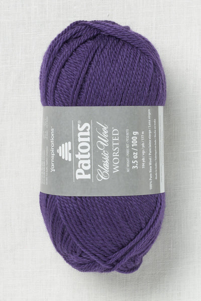 Patons Classic Wool Worsted Purple Night