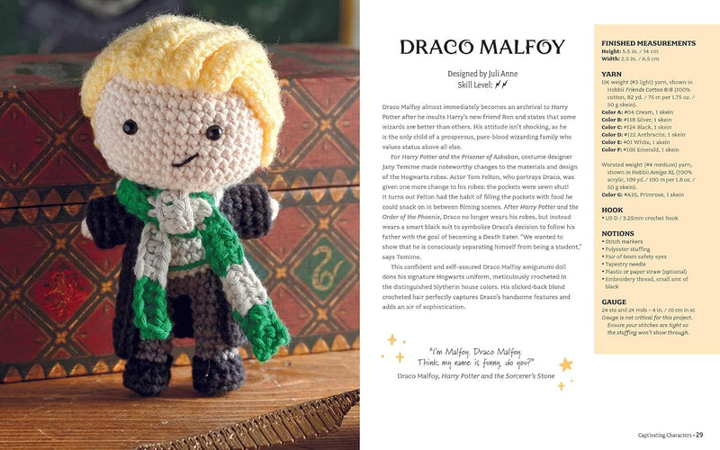 Harry Potter: The Official Book of Crochet Amigurumi by Jody Revenson