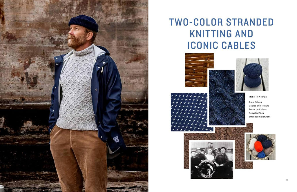 Nordic Sailors' & Fishermen’s Sweaters: Modern Knitwear Inspired by Historical Patterns by Lotte Rahbek & Gitte Verner Jensen