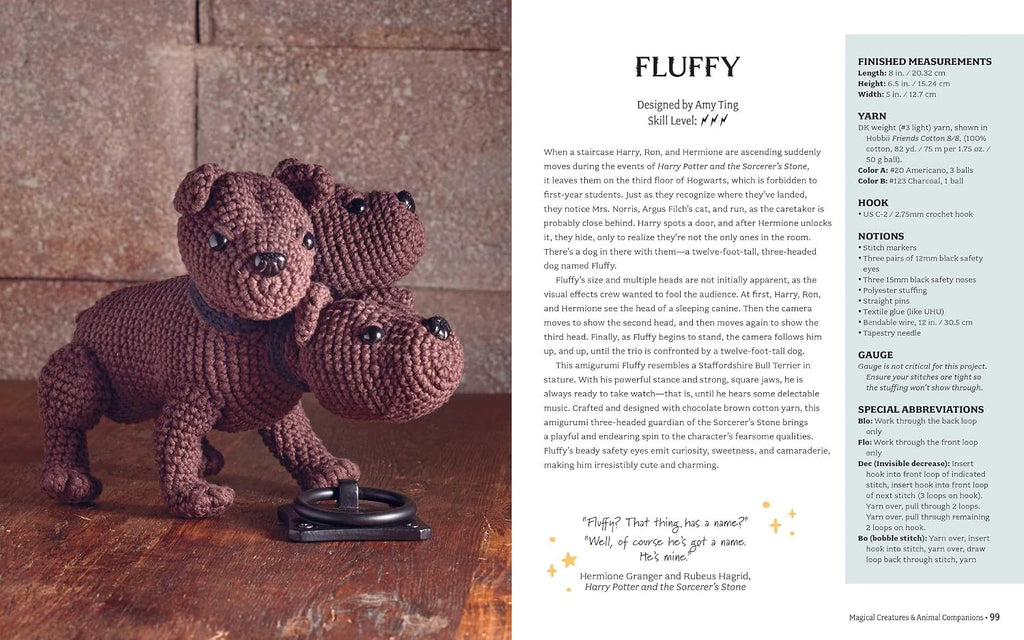 Harry Potter: The Official Book of Crochet Amigurumi by Jody Revenson