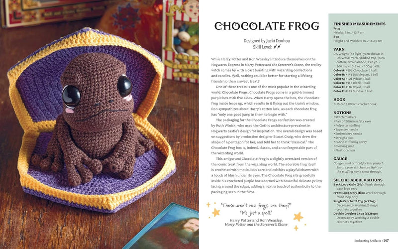 Harry Potter: The Official Book of Crochet Amigurumi by Jody Revenson