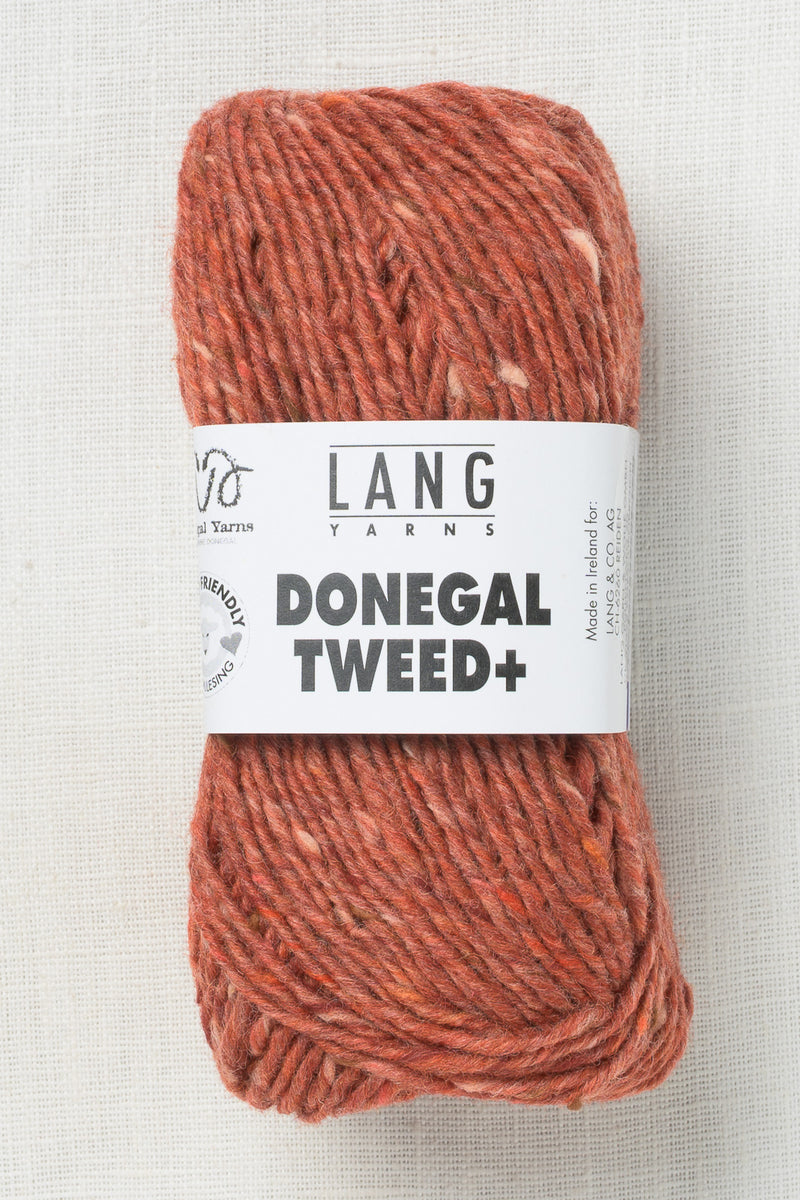 Lang Yarns Donegal Tweed Plus 87 Terracotta