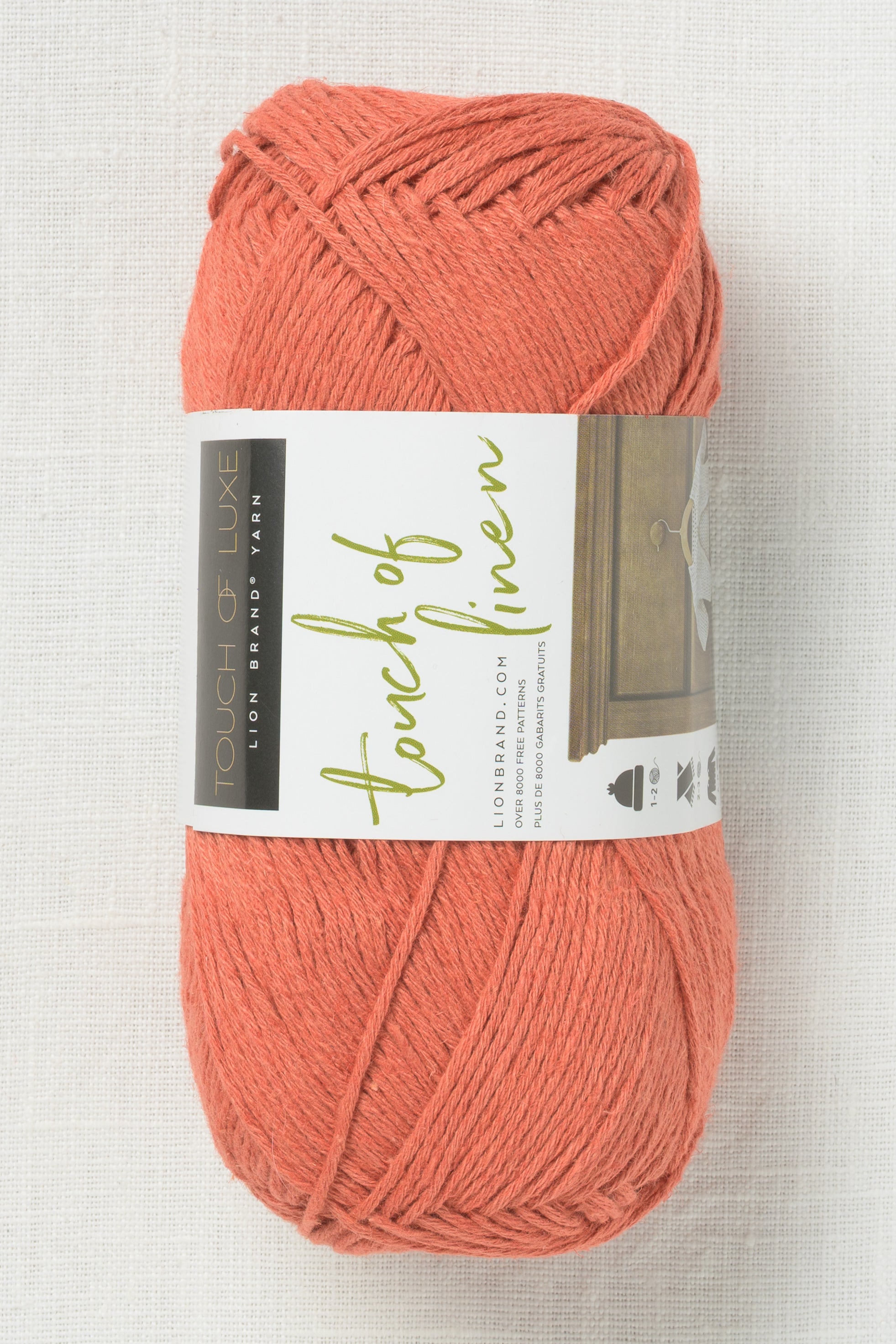 leonoah Lion Brand Touch of Linen 134A Terracotta – Wool and Company