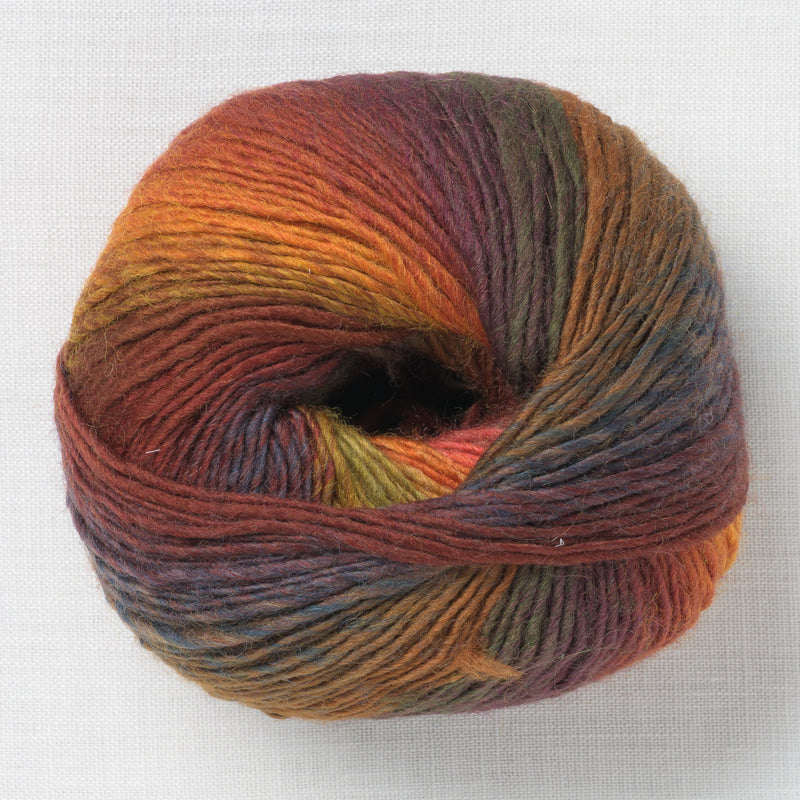 Lang Yarns Mille Colori Baby 218 Burgundy Deep Orange Brown