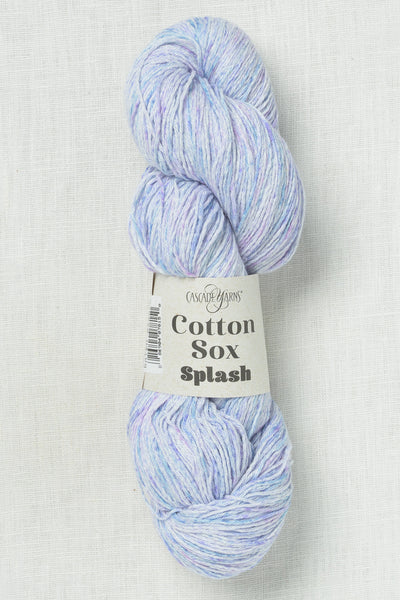 Cascade Cotton Sox Splash 413 Violets
