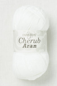 Cascade Cherub Aran 01 White