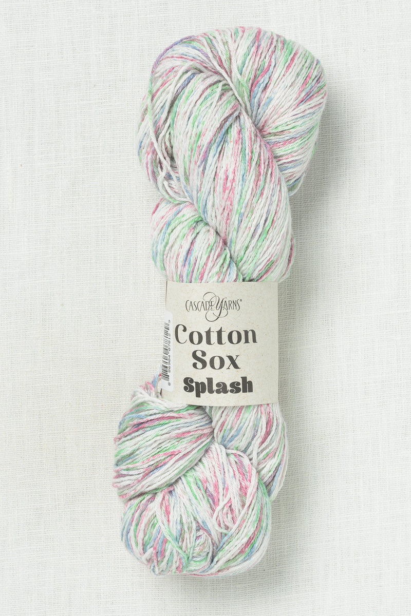 Cascade Cotton Sox Splash 410 Garden