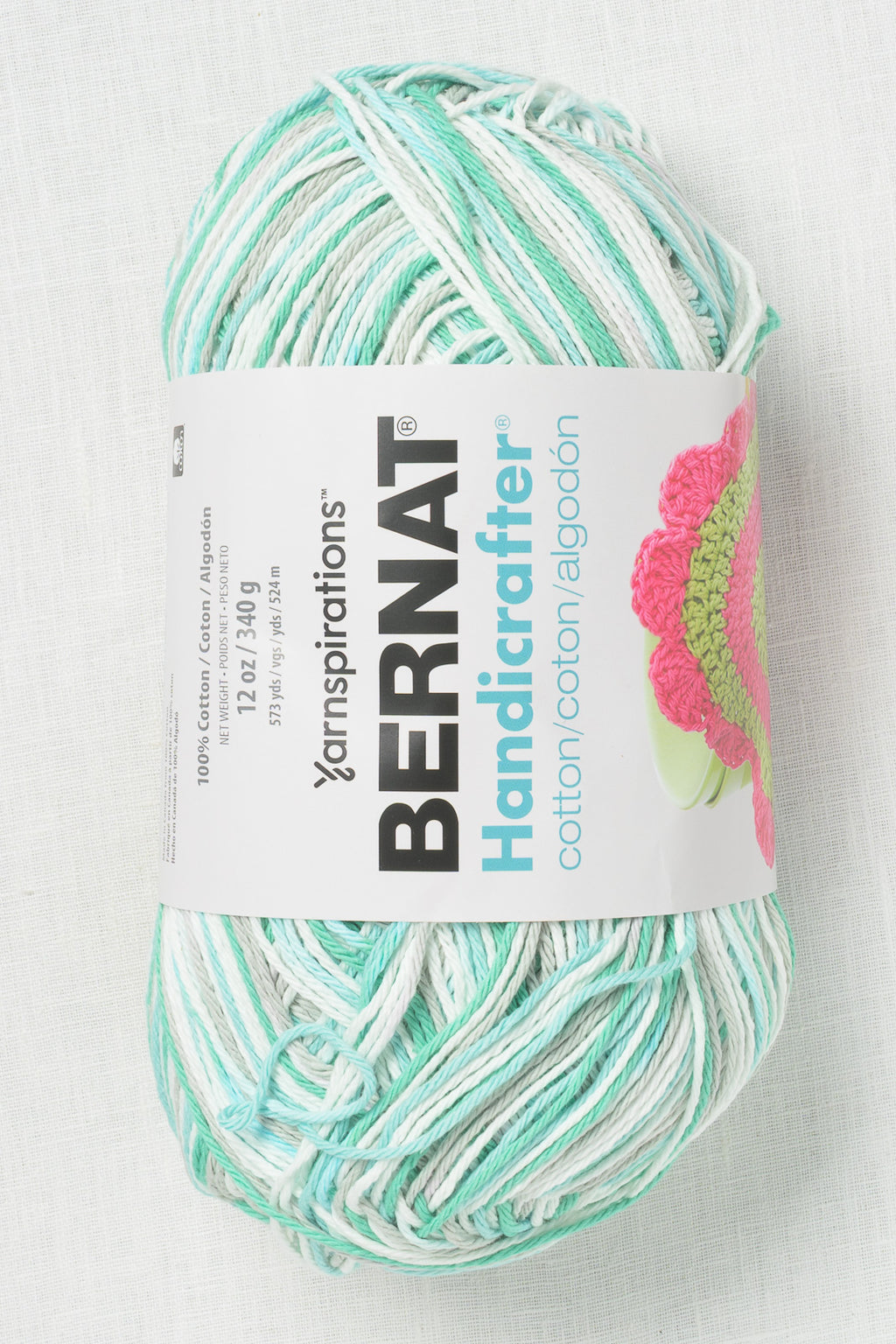 Bernat Handicrafter Cotton Prints and Ombres 340g Quiet Sea