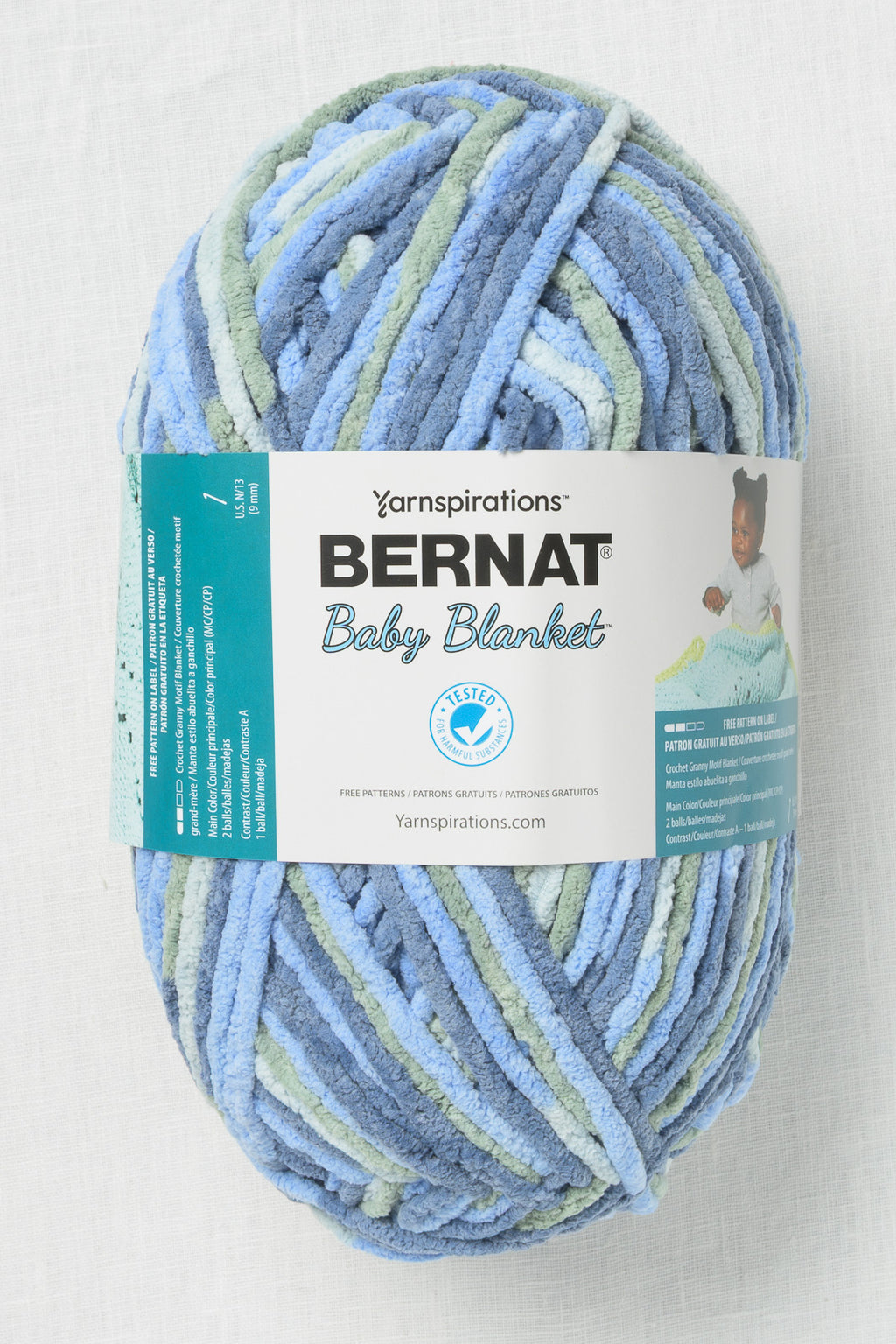 Bernat Baby Blanket Big Ball Lovely Blue