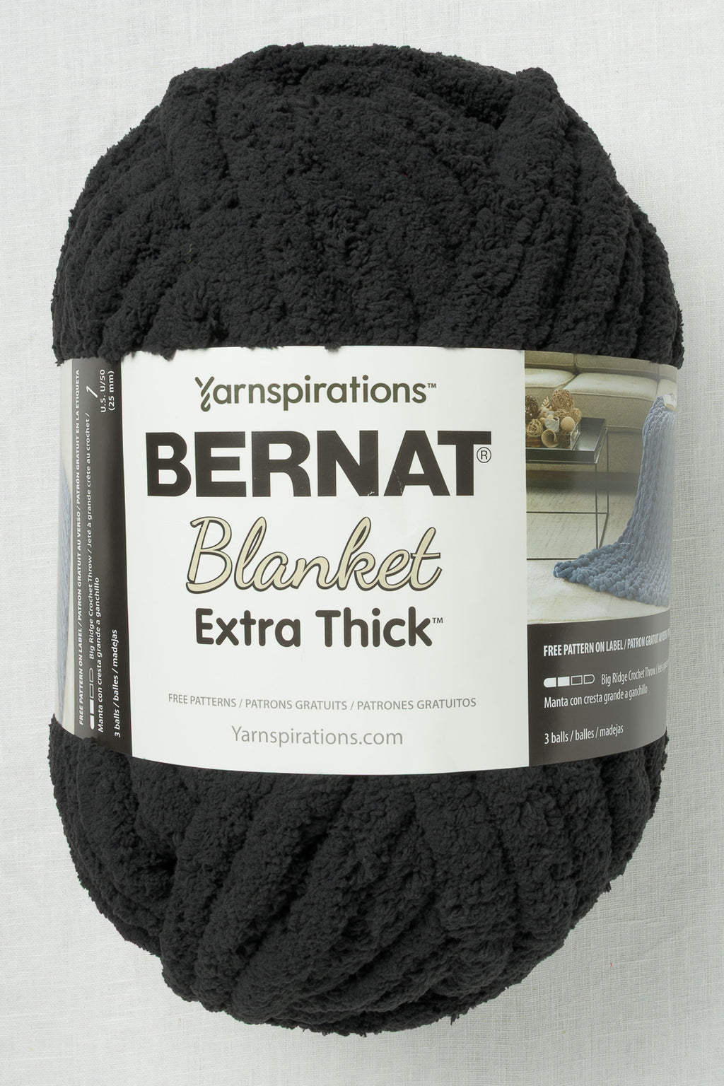 Bernat Blanket Extra Thick Carbon - Main Image