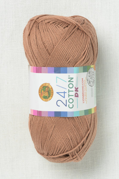 Lion Brand 24/7 Cotton DK 127N Cacao