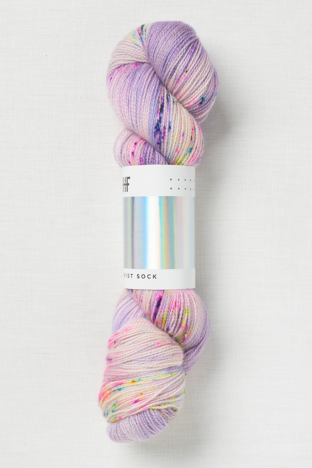 Hedgehog Fibres Twist Sock Rain On Violets