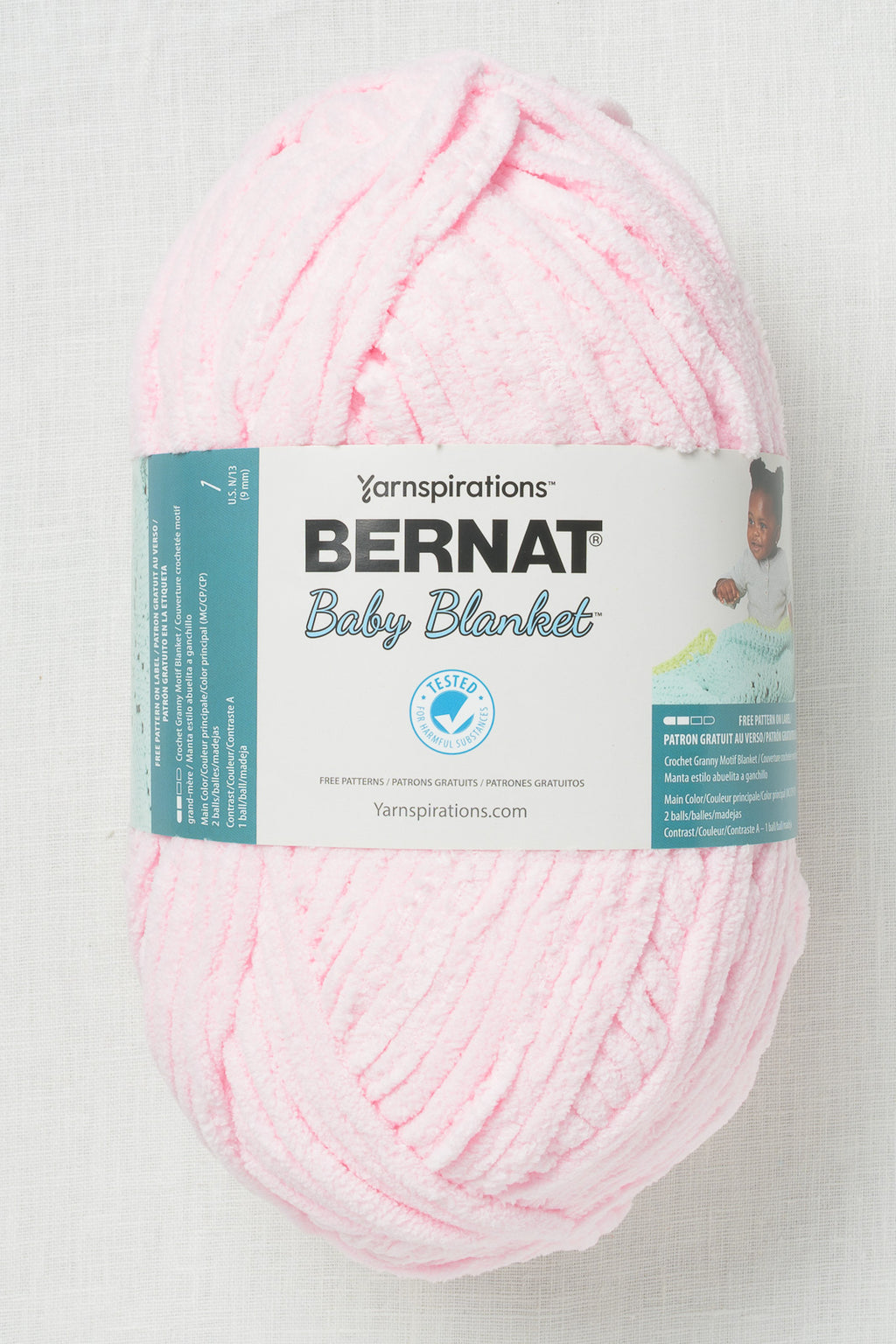 Bernat Baby Blanket Big Ball Baby Pink