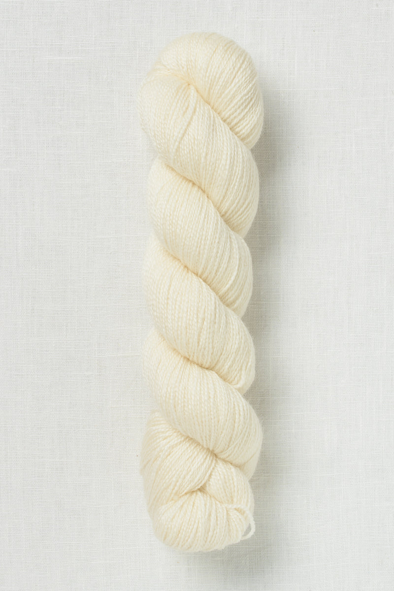 Erika Knight Moorland Mohair 1 Chalk Cliff White