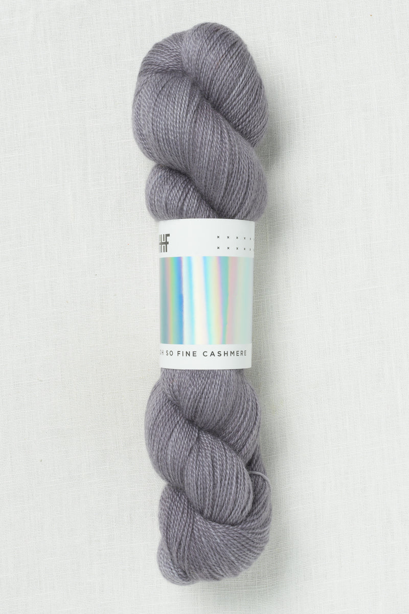 Hedgehog Fibres Oh So Fine Cashmere Cinder