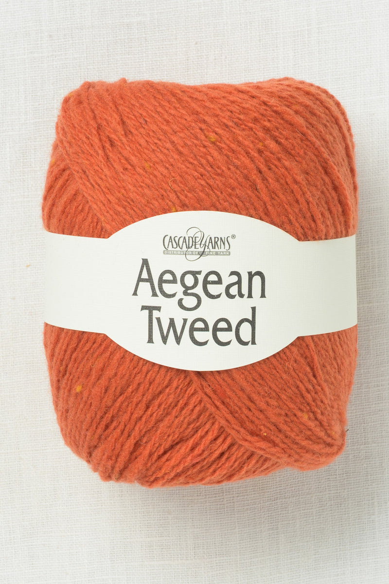 Cascade Aegean Tweed 02 Burnt Orange