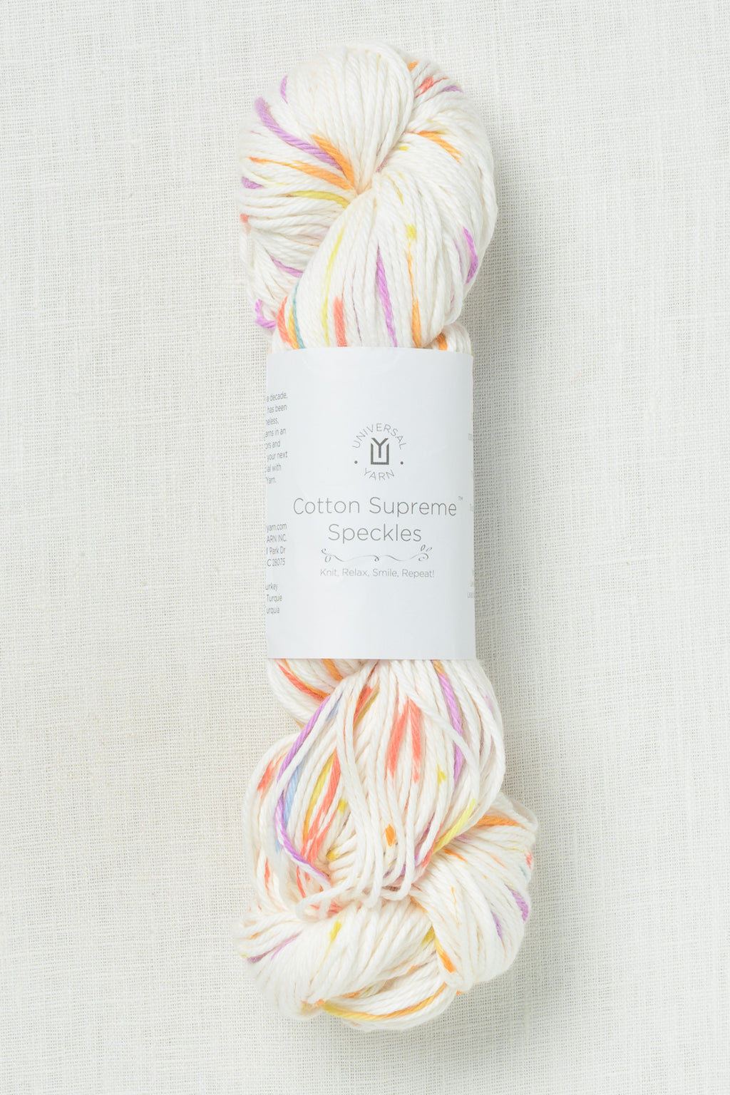 Universal Yarn Cotton Supreme Speckles 1003 Popsicle