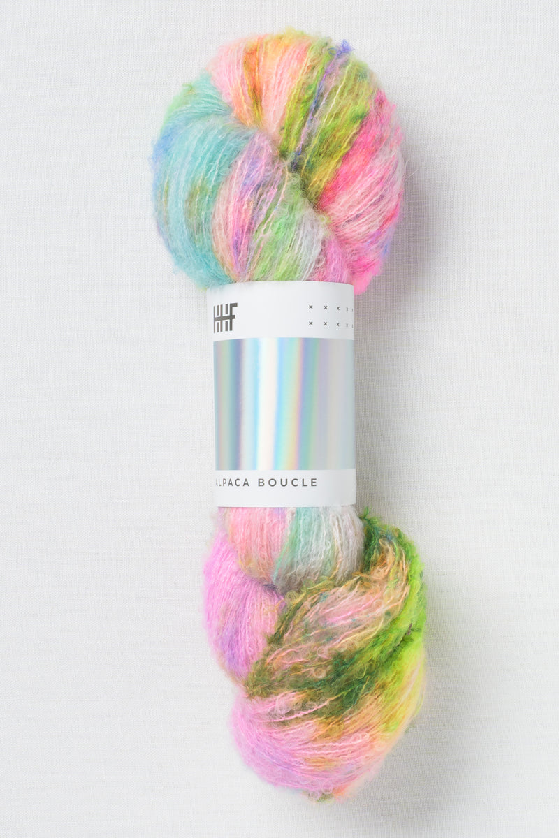 Hedgehog Fibres Alpaca Boucle Sunshower