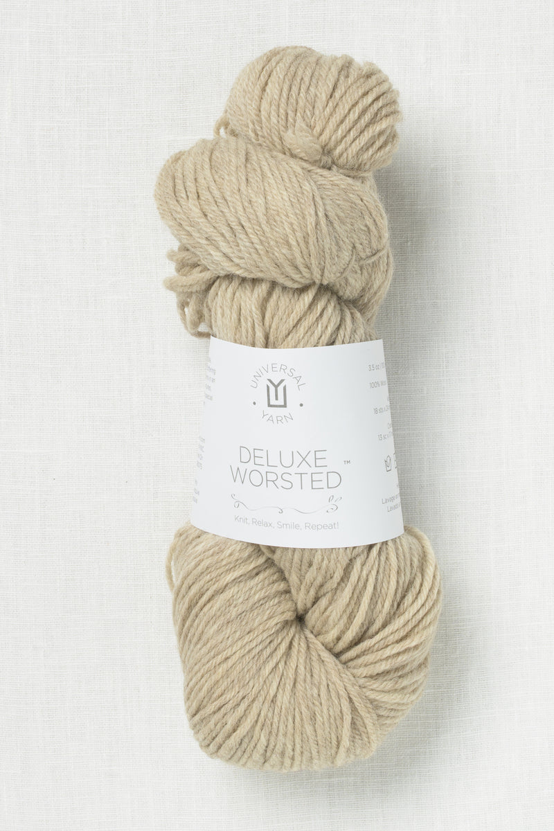 Universal Yarn Deluxe Worsted  40002 Millet Undyed