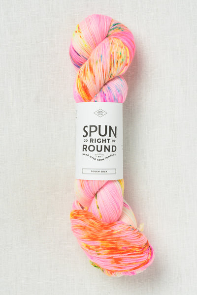 Spun Right Round Tough Sock Happy Hour
