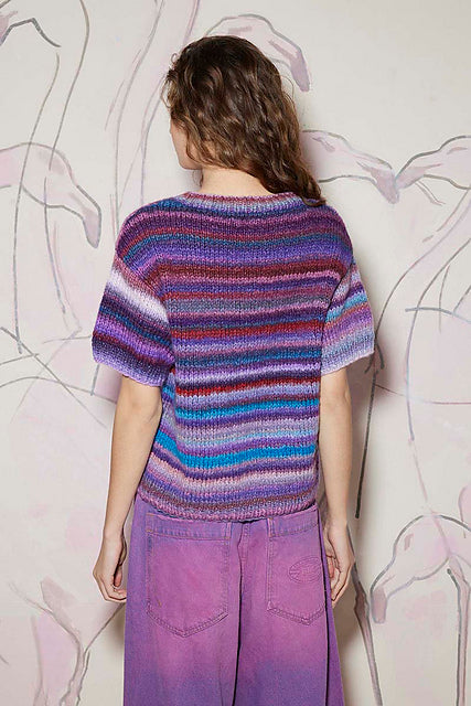 Short-sleeved sweater Hedda by LANGYARNS SWITZERLAND