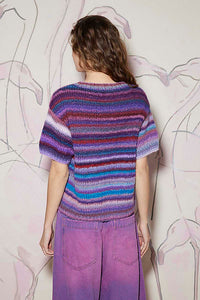 Short-sleeved sweater Hedda by LANGYARNS SWITZERLAND