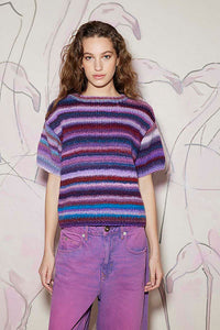 Short-sleeved sweater Hedda by LANGYARNS SWITZERLAND