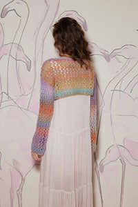 Cropped sweater Tatiana by LANGYARNS SWITZERLAND