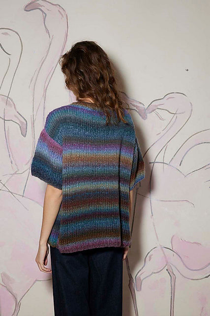 Short-sleeved sweater Deliah by LANGYARNS SWITZERLAND