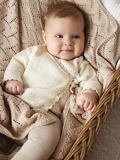 Saga Wrapover cardigan by LANGYARNS SWITZERLAND