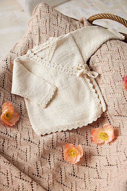 Saga Wrapover cardigan by LANGYARNS SWITZERLAND
