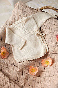 Saga Wrapover cardigan by LANGYARNS SWITZERLAND