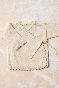 Saga Wrapover cardigan by LANGYARNS SWITZERLAND