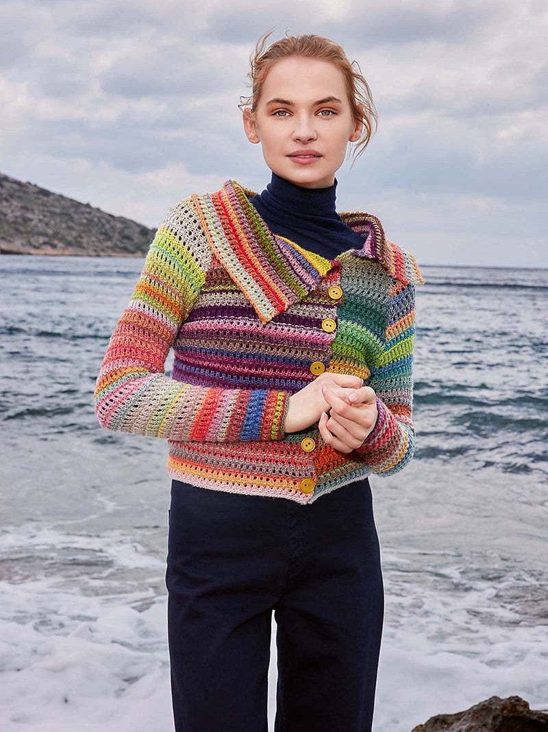 Anthea Jacket by LANGYARNS SWITZERLAND
