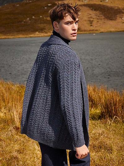 Callahan Men’s cardigan by LANGYARNS SWITZERLAND