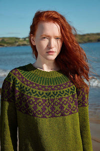 Ronan Pullover Top Down by LANGYARNS SWITZERLAND