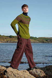 Ronan Pullover Top Down by LANGYARNS SWITZERLAND