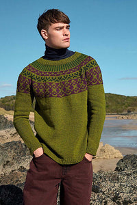 Ronan Pullover Top Down by LANGYARNS SWITZERLAND