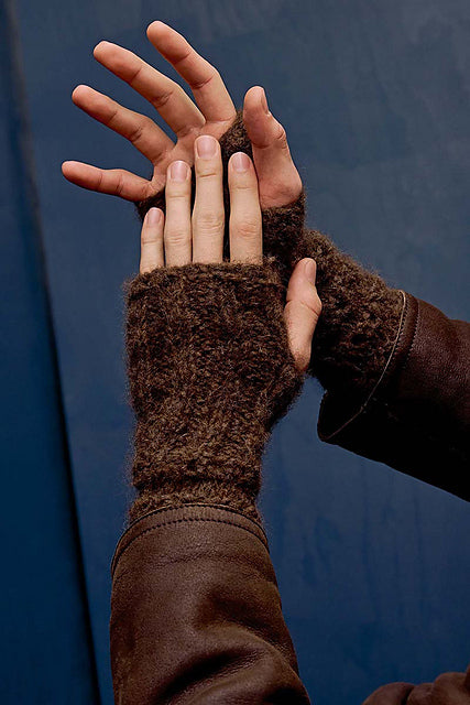 Britt Wrist warmers by LANGYARNS SWITZERLAND