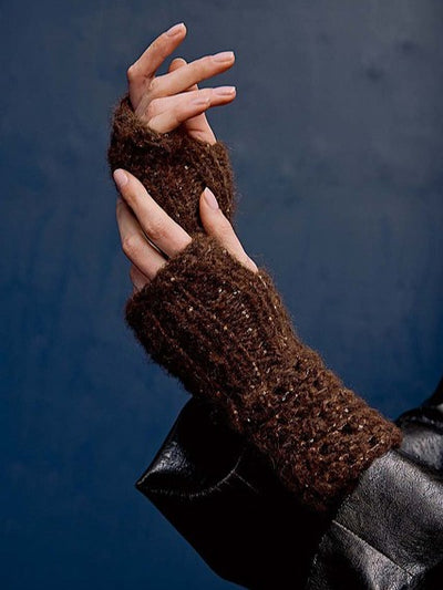 Britt Wrist warmers by LANGYARNS SWITZERLAND